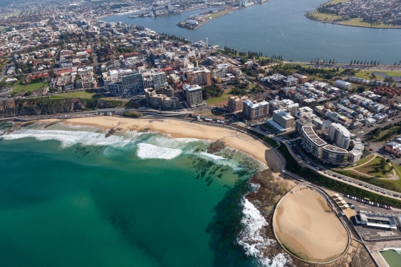 The local economy of Newcastle has bounced back since the closure of the BHP steelworks in 1999. Photo: Shutterstock.