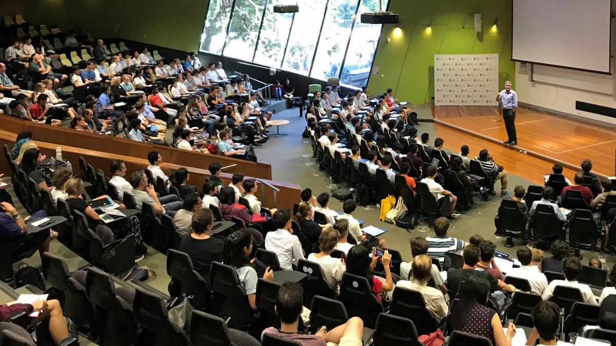 photo of a lecture hall