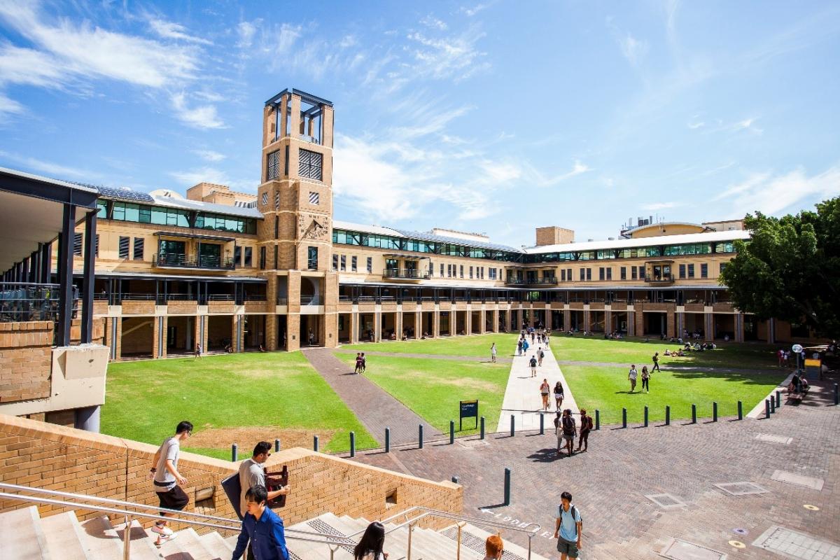 photo view of campus buildings